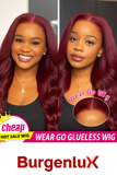 BBS BODY WAVE 9*6 Pre Bleached Lace Glueless Wig