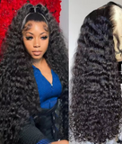 BBS WATER WAVE WIG LACE CLOSURE HUMAN HAIR WIG