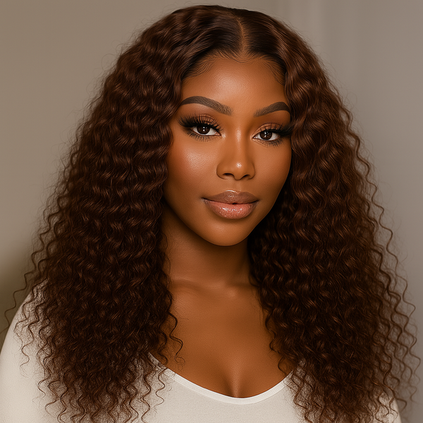 BBS M-Cap Wear Go KINKY CURLY 9*6 Pre Bleached Pre-Cut Lace Glueless Wig