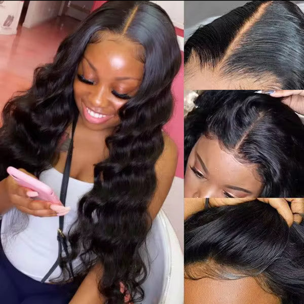 BBS LOOSE WAVE  LACE CLOSURE HUMAN HAIR WIG