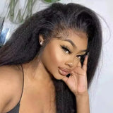 BBS Kinky Straight  LACE CLOSURE HUMAN HAIR WIG