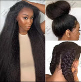 BBS Kinky Straight  LACE CLOSURE HUMAN HAIR WIG