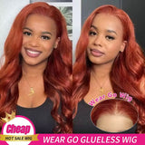 BBS BODY WAVE 9*6 Pre Bleached Lace Glueless Wig