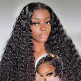 BBS M-Cap Wear Go KINKY CURLY 9*6 Pre Bleached Pre-Cut Lace Glueless Wig