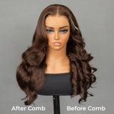 BBS BODY WAVE 9*6 Pre Bleached Lace Glueless Wig