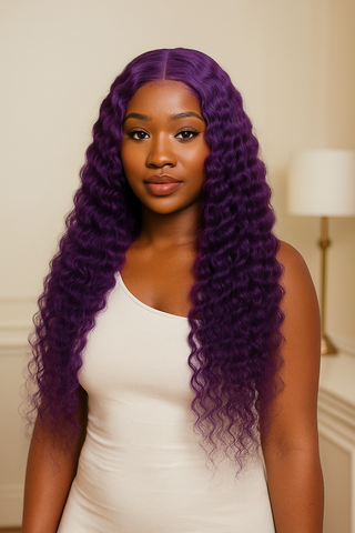 BBS WATER WAVE CURLY LACE FRONTAL COLOR