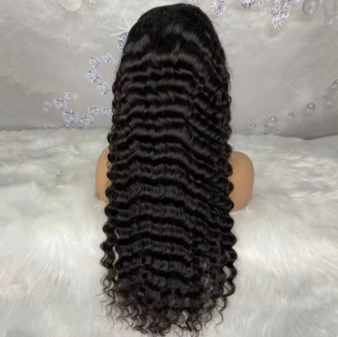 BBS Loose Deep WAVE   LACE CLOSURE HUMAN HAIR WIG