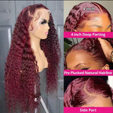 BBS WATER WAVE CURLY LACE FRONTAL COLOR